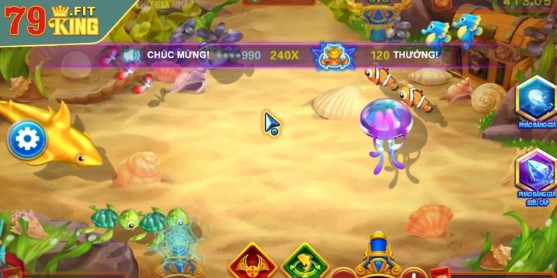 Bắn Cá Phát Tài 79KING - Trải Nghiệm Giải Trí Đỉnh Cao 4 Tấn công cá mới xuất hiện