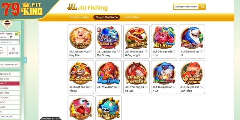 Bắn Cá JILI 79KING - Sảnh Chơi Đỉnh Cao Cho Người Mê Săn Cá 2 Tổng quan về sảnh Bắn Cá JILI tại 79KING